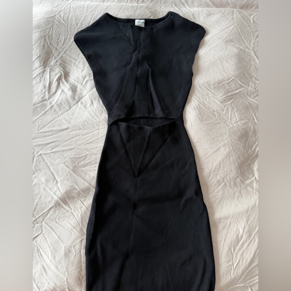 Wilfred Elegant Black Mini Dress